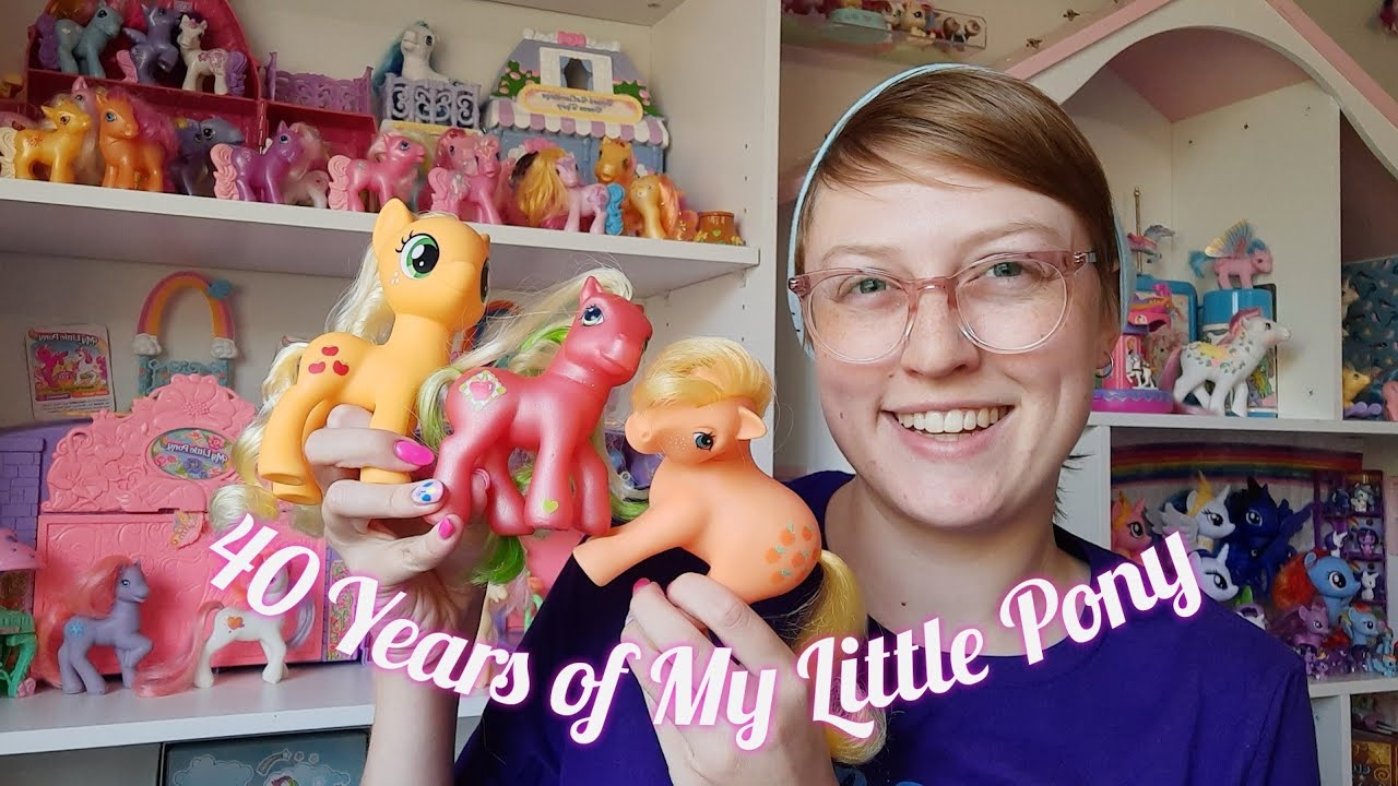 My Little Pony Toys 40 Year Evolution Generations 1 - 5