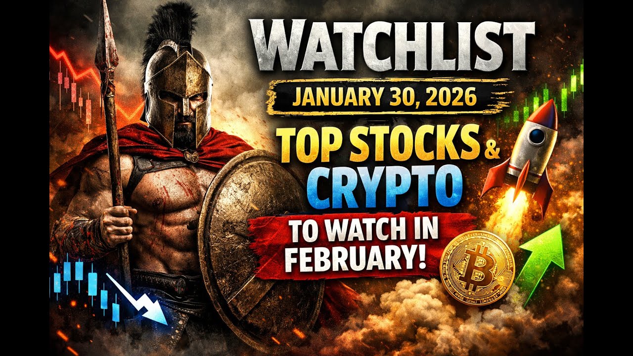 WATCHLIST 📉 January 30, 2026 | Top Stocks & Crypto to Watch in February 🚀📊