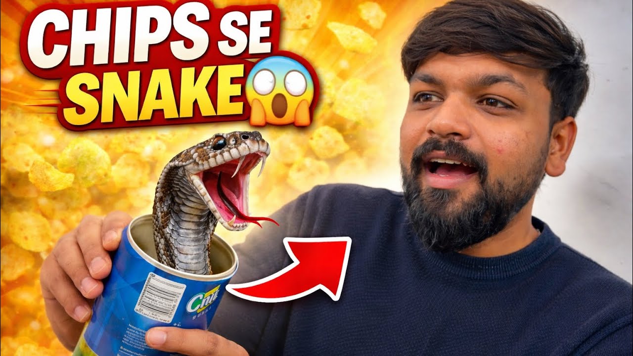 Fake Chips Prank 😂 Snake Nikla 😮| 