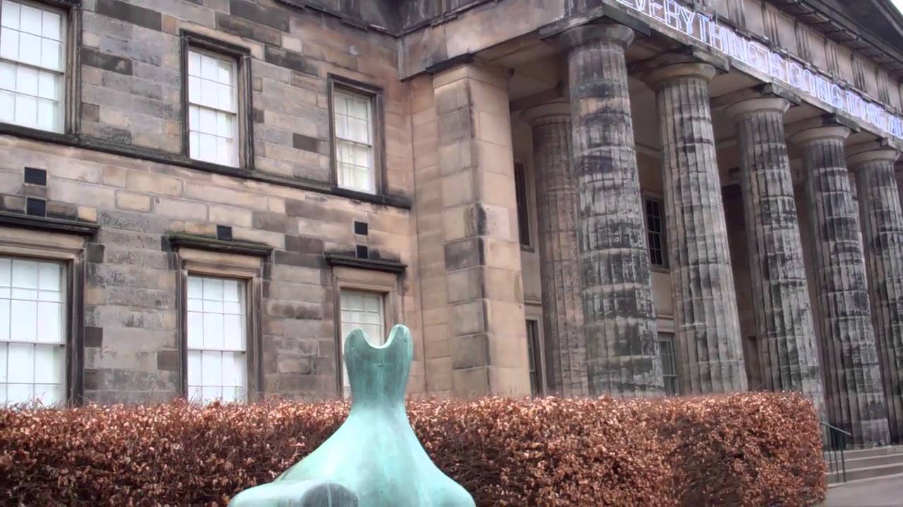 Henry Moore Sculpture Reclining Figure Edinburgh Scotland