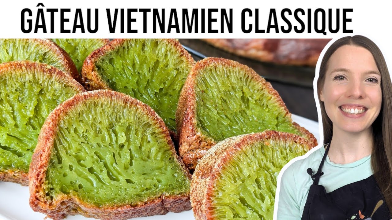 Gâteau de Pandan Grillé (Banh Bo Nuong) - HOP DANS LE WOK