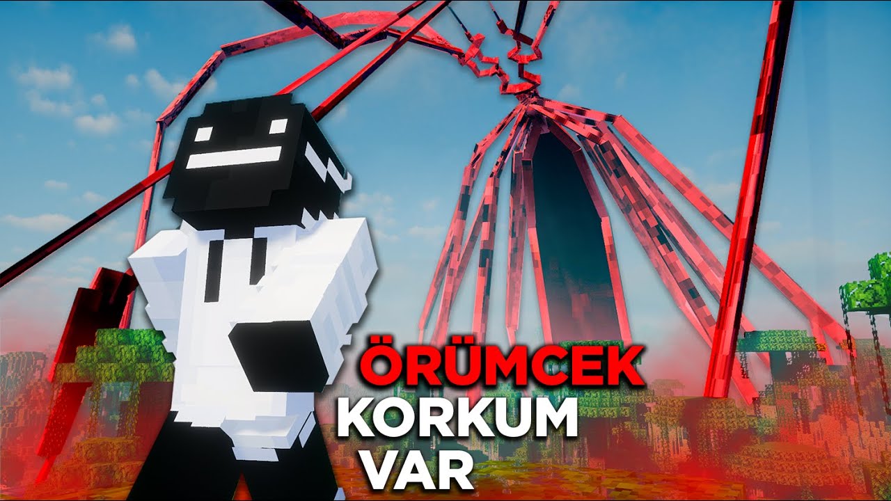Minecraft'ın Örümcekli Dünyasında Oyunu Bitirebilir miyim..?
