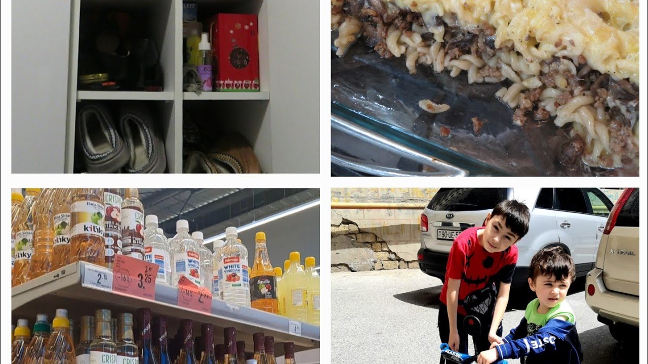 BRAVOdan nə aldım? Dolabları yığışdırıram. Sobada zapekanka😋