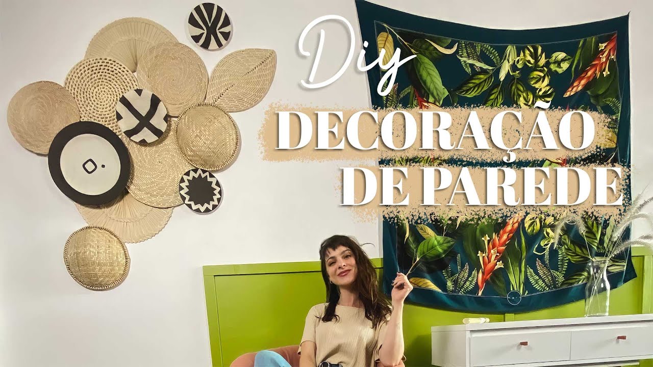 DIY Decoração de parede gastando pouco ! Pratos Decorativos