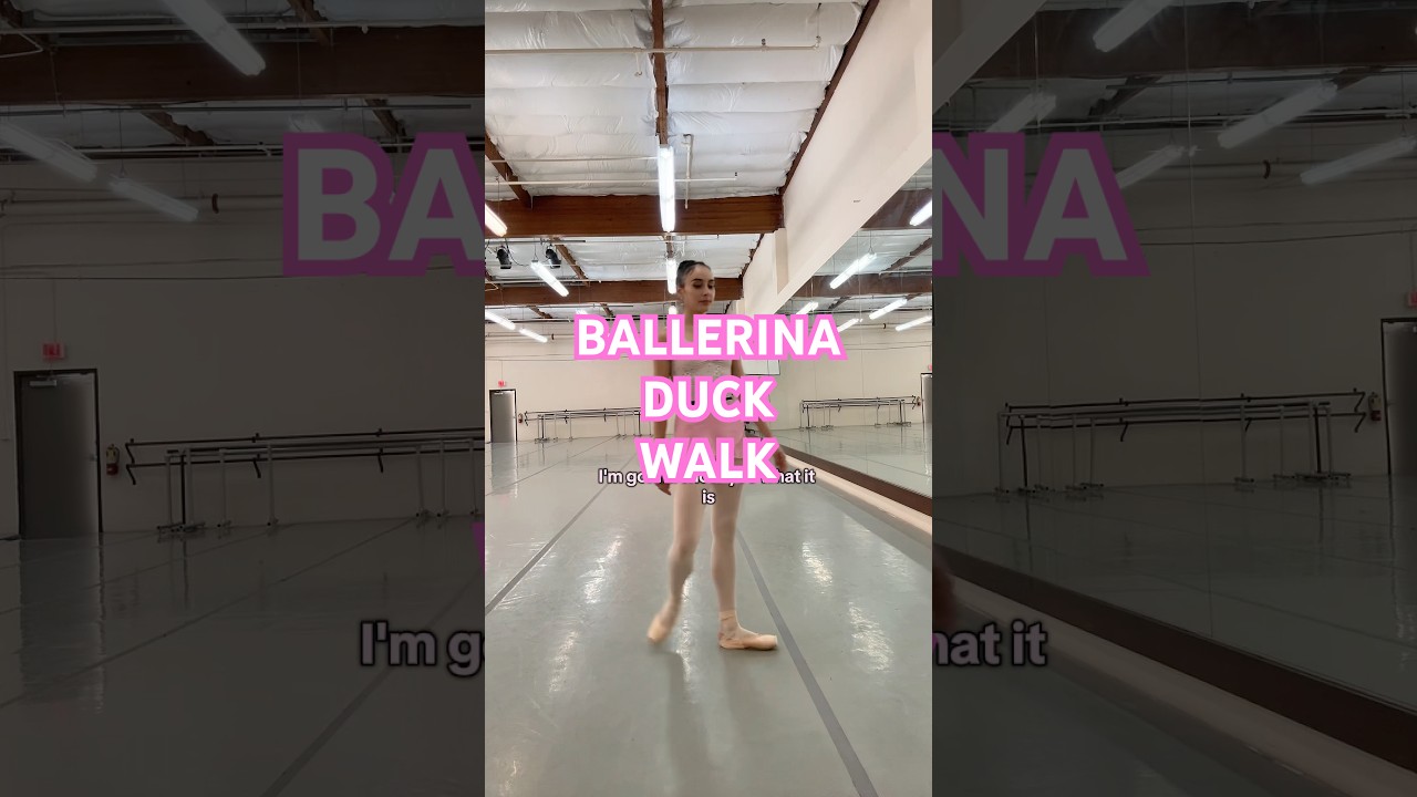 BALLERINA DUCK WALK #ballerina#ballet#duck#walk#question#funny#turnout#duckwalk#weird#dancer