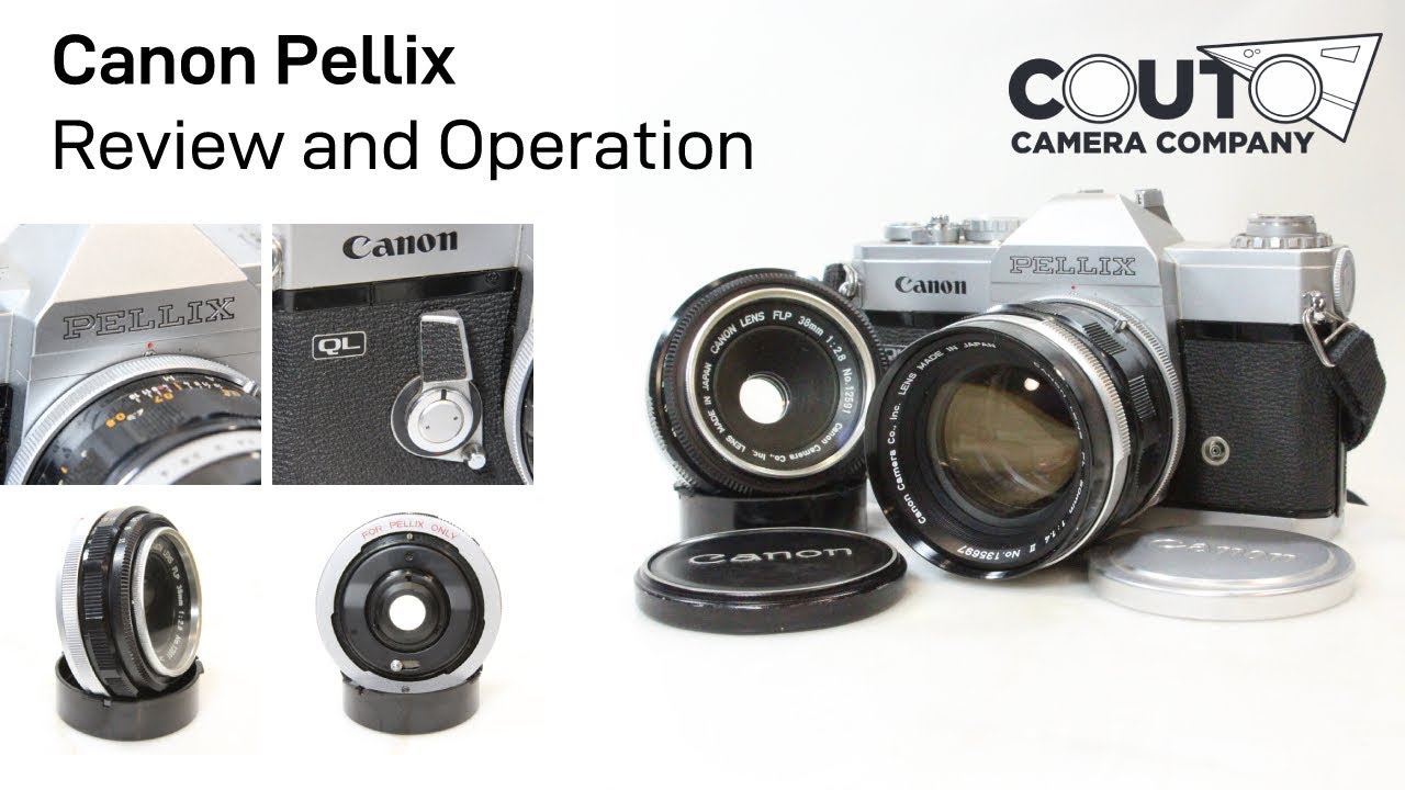 Canon Pellix 35mm SLR Review - 38mm FPL Lens Canon Pellix Review How to Use Canon Pellix