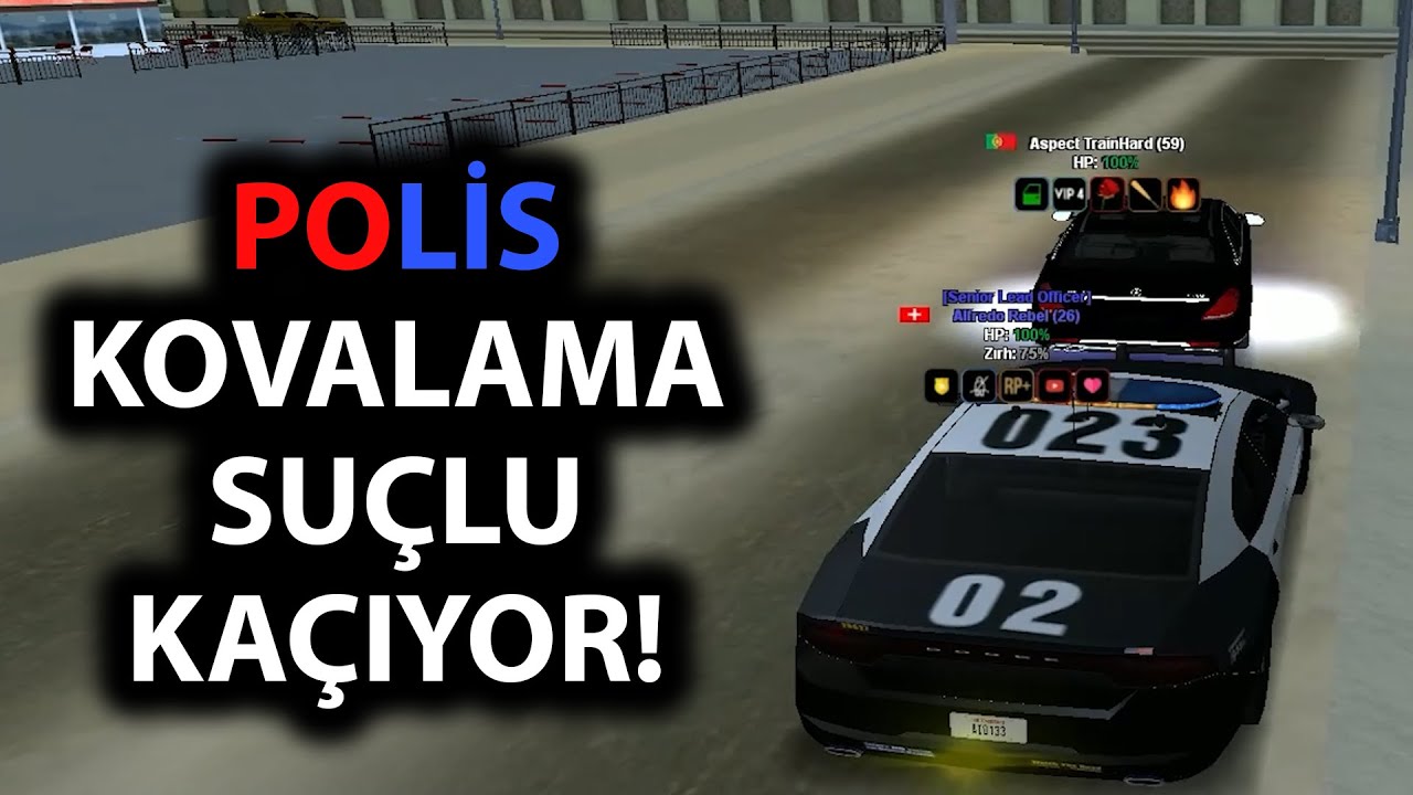 Türkiye Roleplay - POLİS KOVALAMA (SUÇLU KAÇIYOR!)