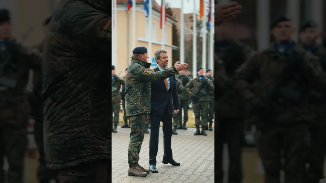 King Frederik X visits Multinational Corps Northeast 02.02.2024
