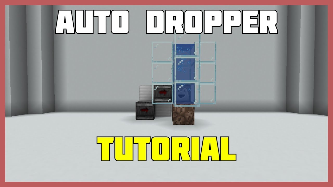 Minecraft 1.19 Simple Auto Dropper Tutorial