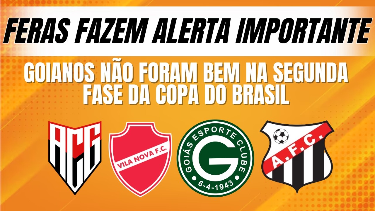 Dificuldade dos goianos na segunda fase da Copa do Brasil chama a atenção?