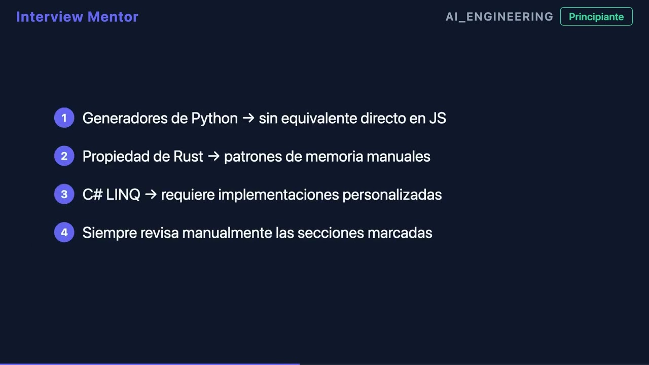 Cómo la IA Traduce Código Entre Lenguajes
