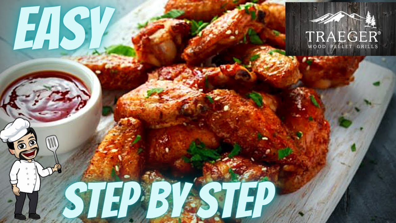 Smoke chicken wings - Traeger grill - how to smoke chicken wings on pellet grill