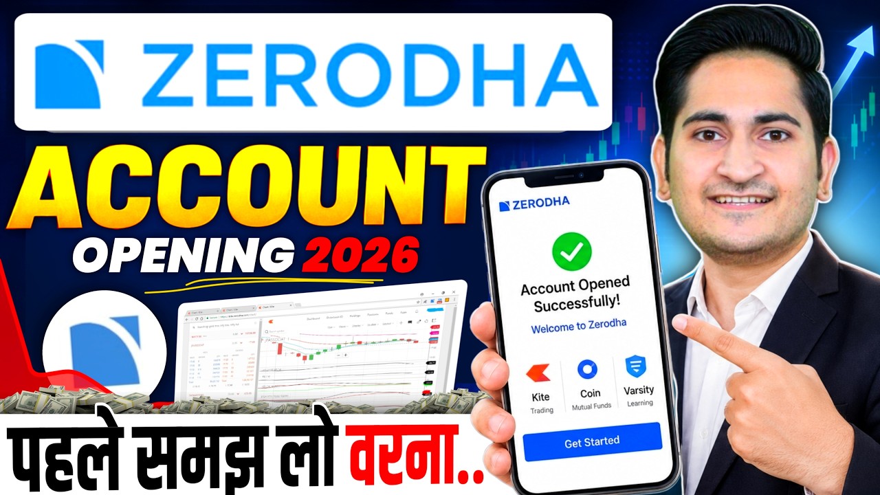 Zerodha Account Opening, How to Open Demat Account in Zerodha,  Zerodha Demat Account Opening Online