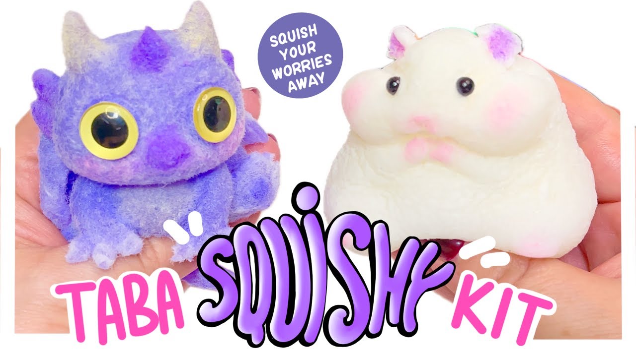 DIY- LET’S RESIN TABA SQUISHIES KIT- DRAGON AND HAMSTER