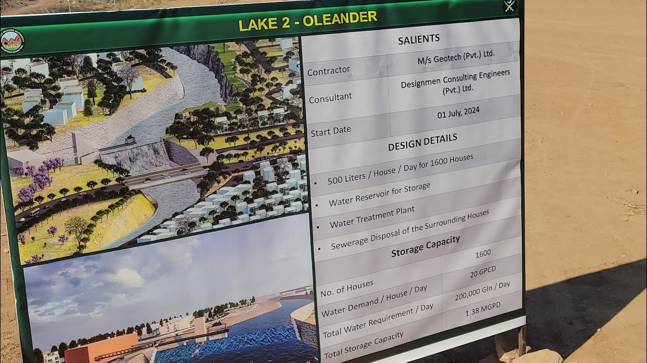 Oleander Lake Ground Breaking | Latest Updates DHA HOMES Islamabad latest Update DHA Valley Homes