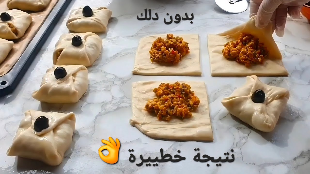 مسمن معمر فالفران🔥 لرمضان 2026 🌙مورق مقرررمش بعجينة سحرية‼️بدون عجن ولا دلك كيجي خطير متشبعوش منو