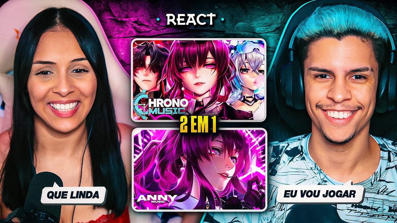 2 EM 1: CHRONO + ANNY - Caçadores de Stellaron & Fios Do Destino | [React em Casal] 🔥