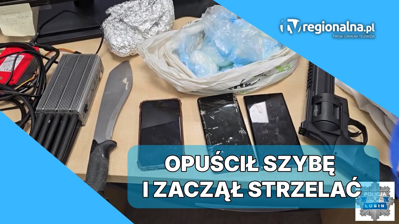 Lubin. Strzały pod McDonaldem na Ustroniu