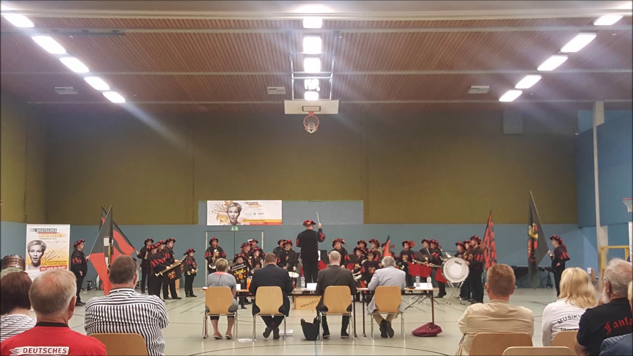 Deutsche Meisterschaft 2019 in Osnabrück/ 4. Platz Fanfarenzug Holsterhausen mit 87 Punkten