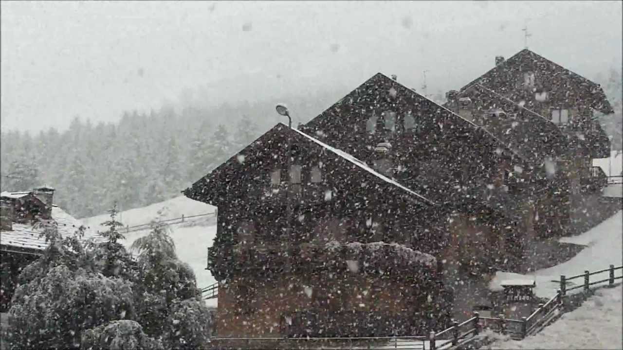 Nevicata / Snow / Schneefall a Livigno (SO) 31.08.12