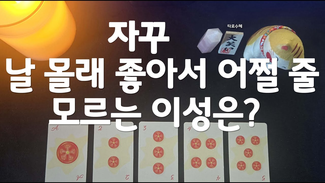 [타로] *｡･+자꾸 날 몰래 좋아서 어쩔 줄 모르는 이성은?+･｡*