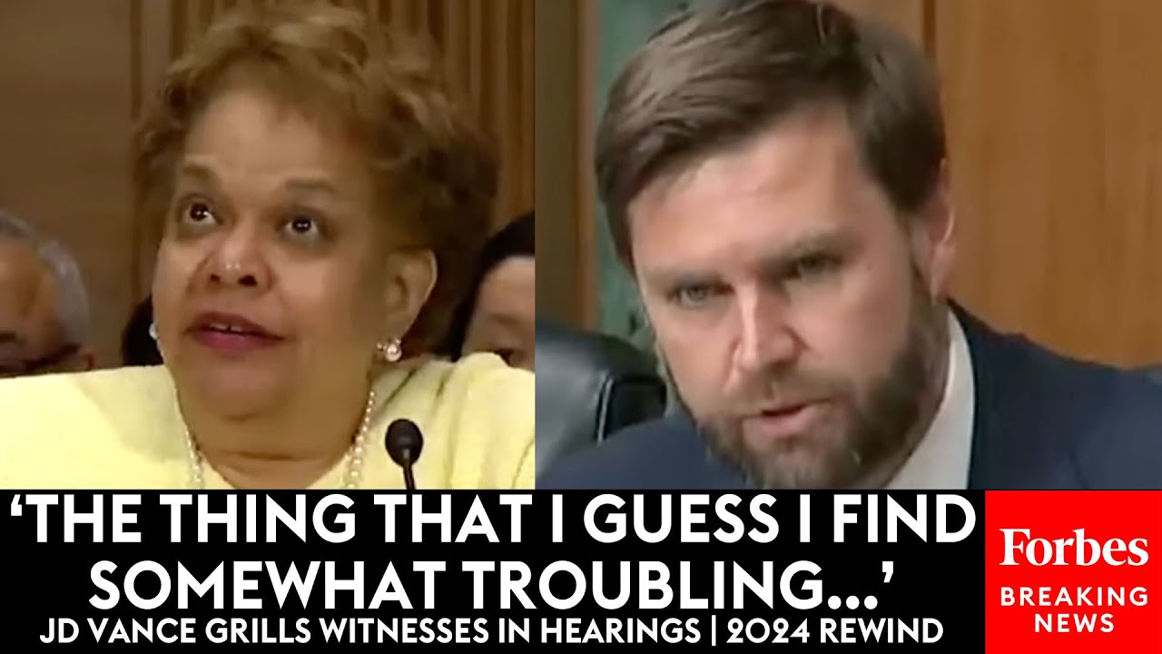 JD Vance—Now Vice President-Elect—Grills Biden Officials, Witnesses In Senate Hearings | 2024 Rewind