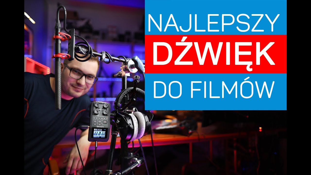 Jak Nagrać Dźwięk Do Filmów Na YouTube? Mikrofon Rode NTG-3 + ZOOM H6