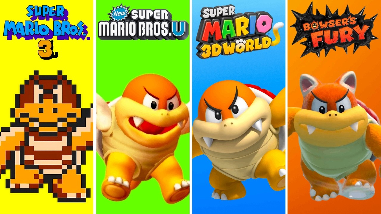 Evolution of Boom Boom in Super Mario Games (1988-2026)