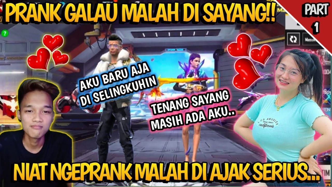 Prank Galau Ke Cewek Malah di ajak SERIUS !! |  Free Fire Indonesia