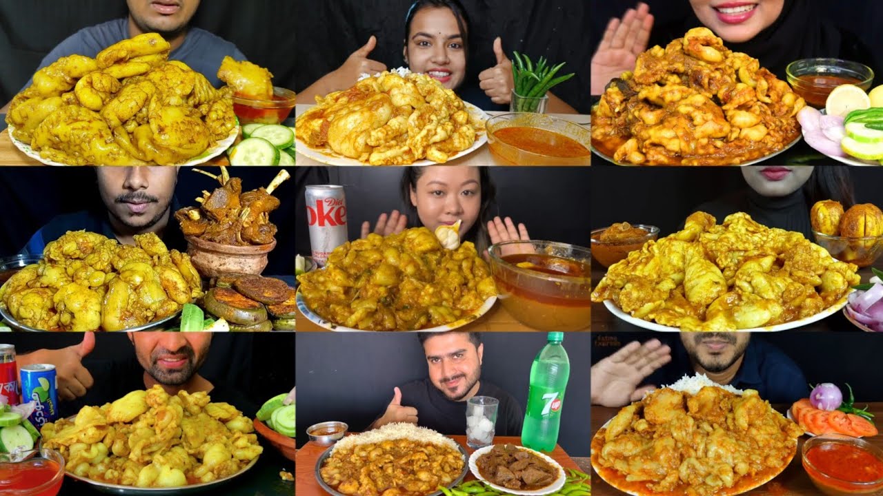 😱😱😱eating most oily mutton fat curry with rice| indian mukbangs eating show| the eater|