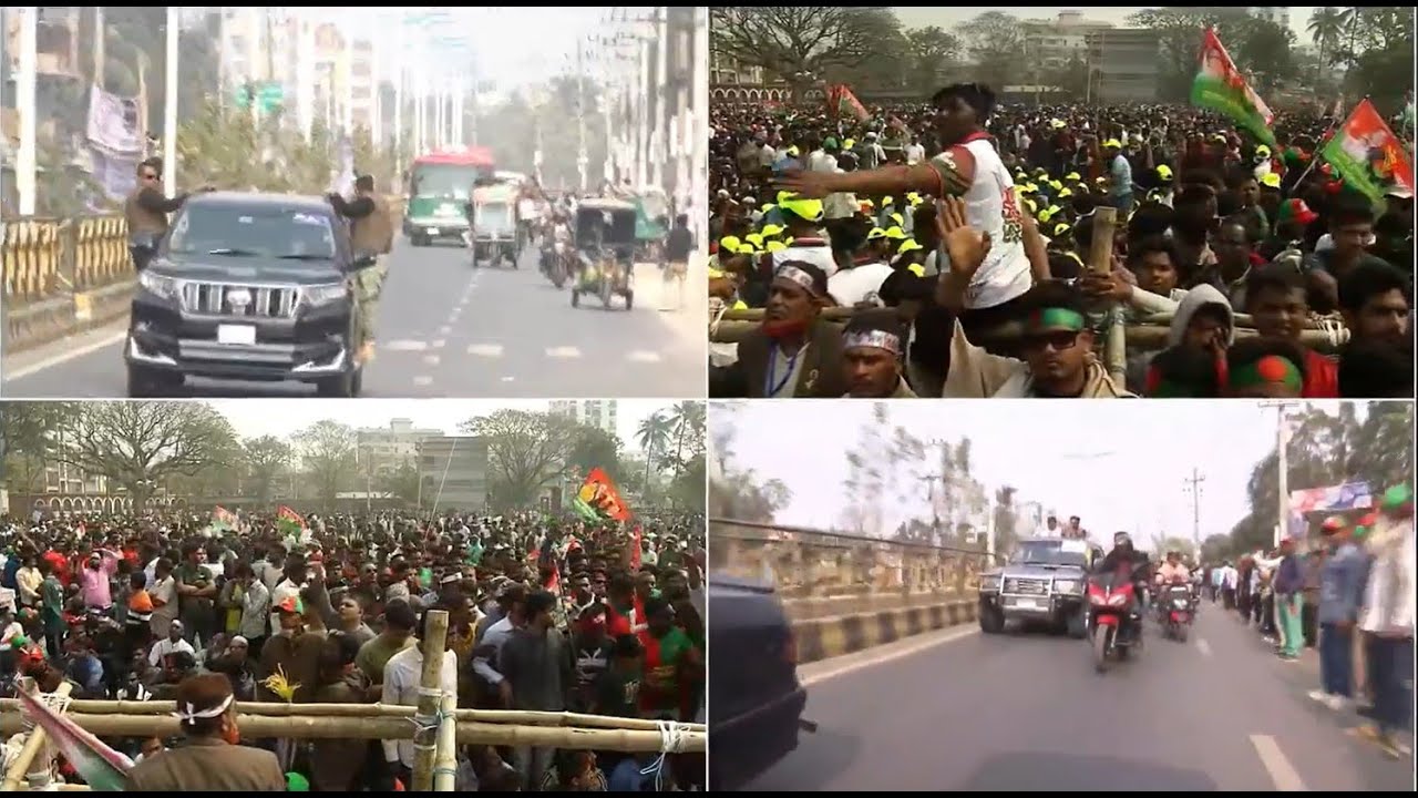 🛑  LIVE। নির্বাচনী সমাবেশে যোগ দিতে রাজশাহীতে তারেক রহমান। সরাসরি...