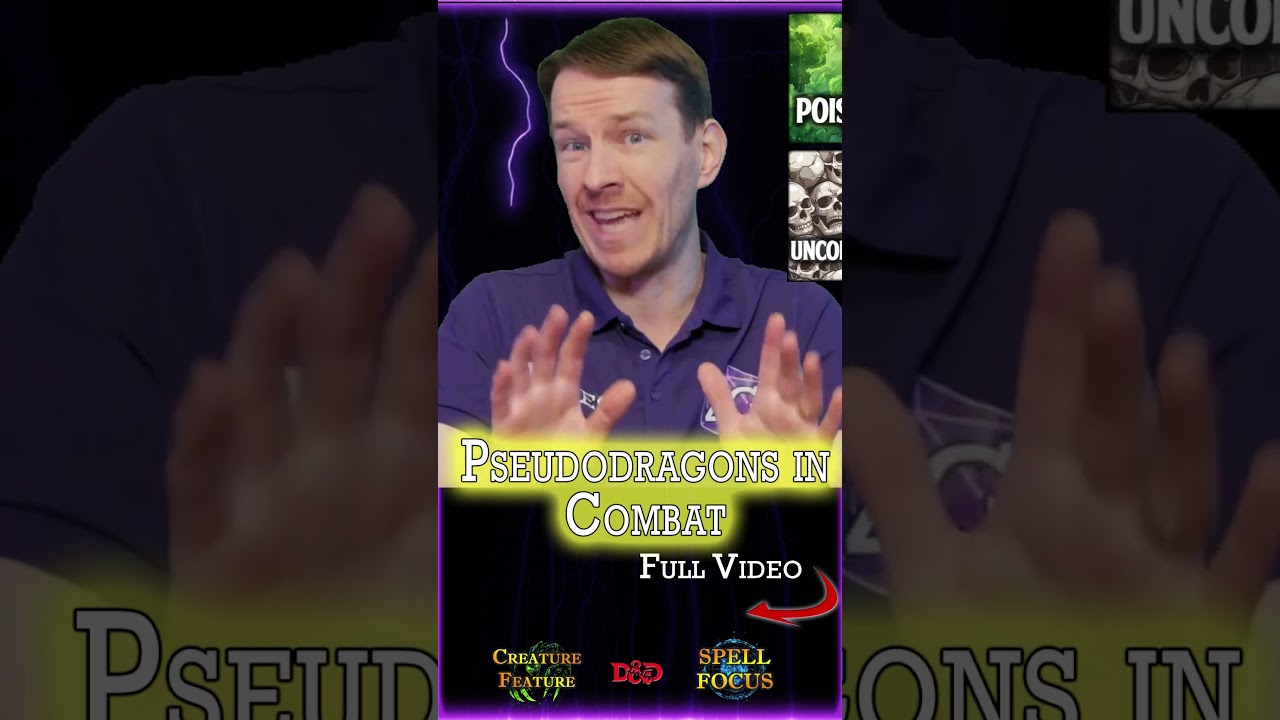Pseudodragons have a Crazy Sting Attack! #dungeonsanddragons  #dnd #ttrpg #dnd5e
