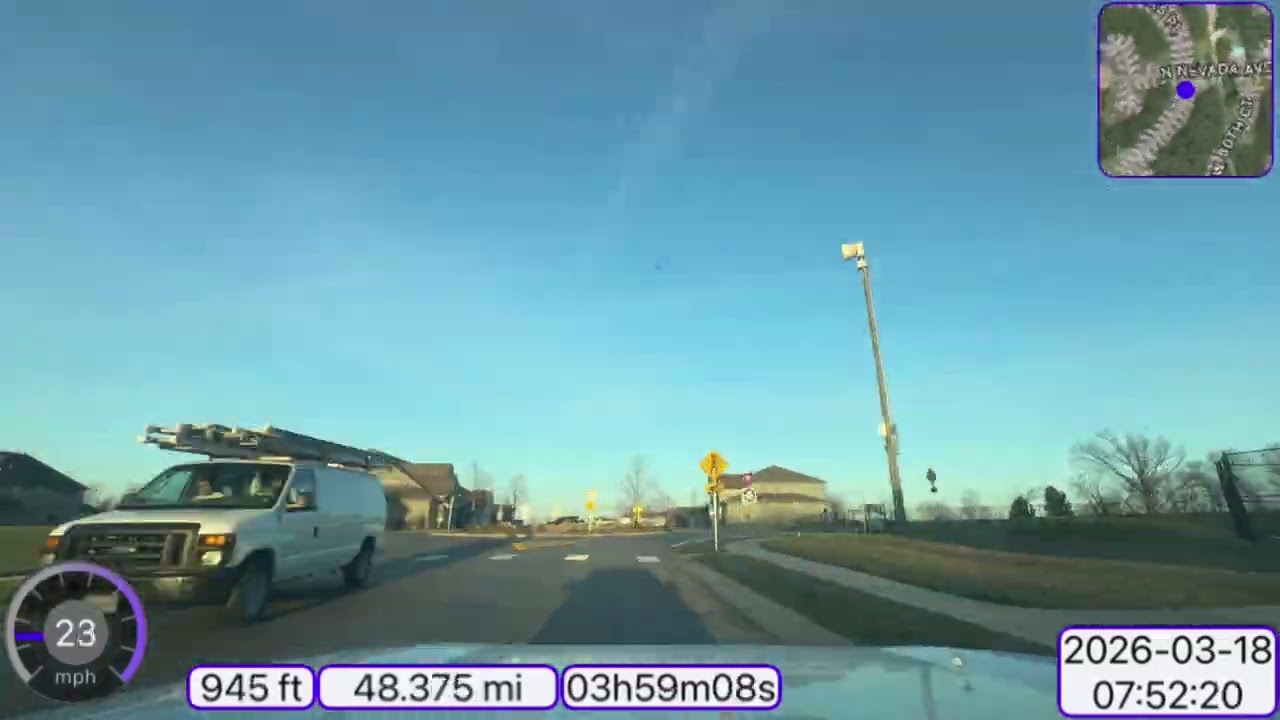 202600318 Dashcam Drivelapse Metropolitan Area Wednesday