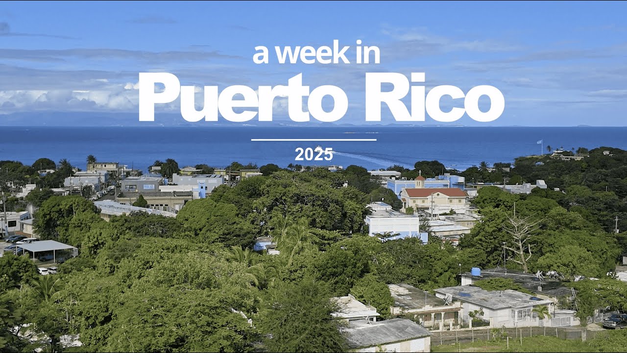 A Week in Puerto Rico | El Yunque rainforest, San Juan sunset, Vieques island, ferry rides