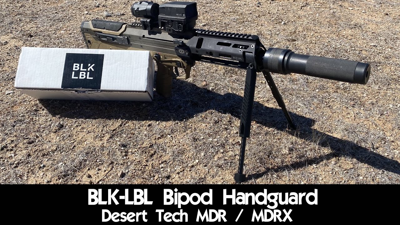 BLK-LBL bipod for the MDR / MDRX