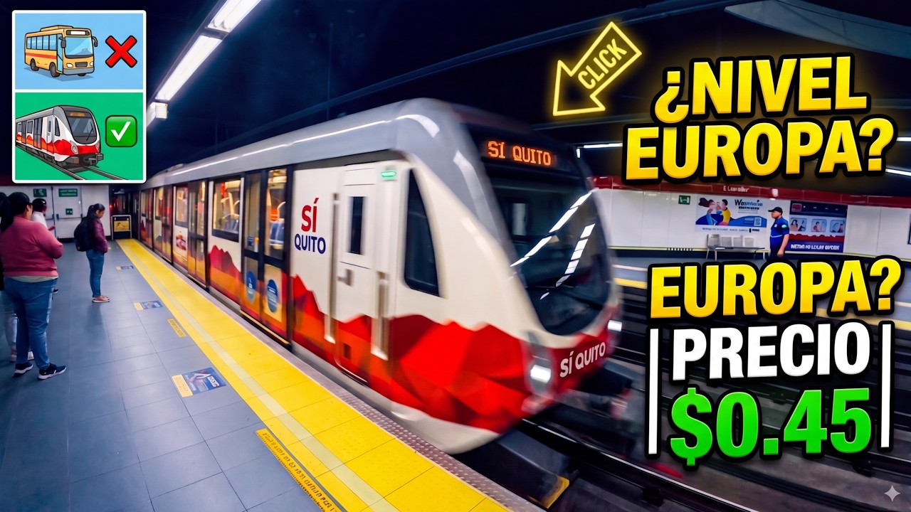 &iquest;Mejor que en otros pa&iacute;ses? As&iacute; es el Metro de Quito