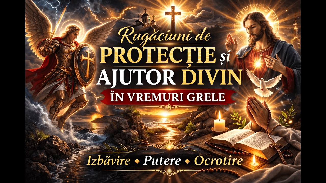 Rugăciuni de PROTECȚIE și AJUTOR DIVIN ✝️ În vremuri grele
