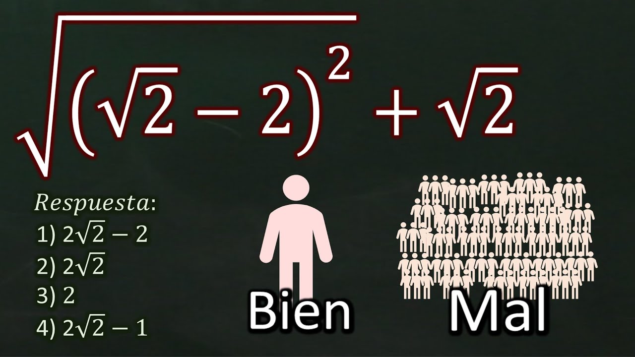 Ejercicio de aritmética con raíces. Reto matemático