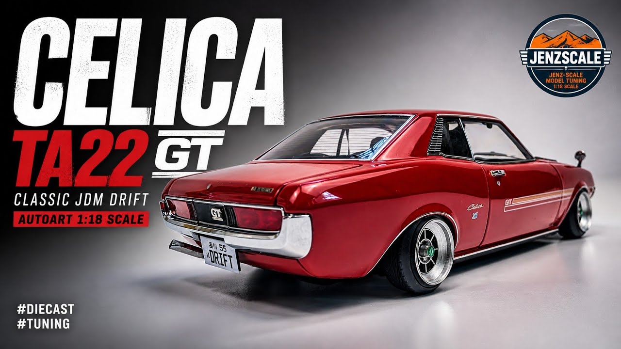 Classic JDM Drift Toyota Celica TA22 'Autoart' 1:18 #diecast #tuning