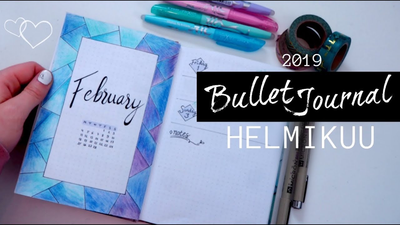 ALOTIN BULLET JOURNALIN // Helmikuu » TINKE