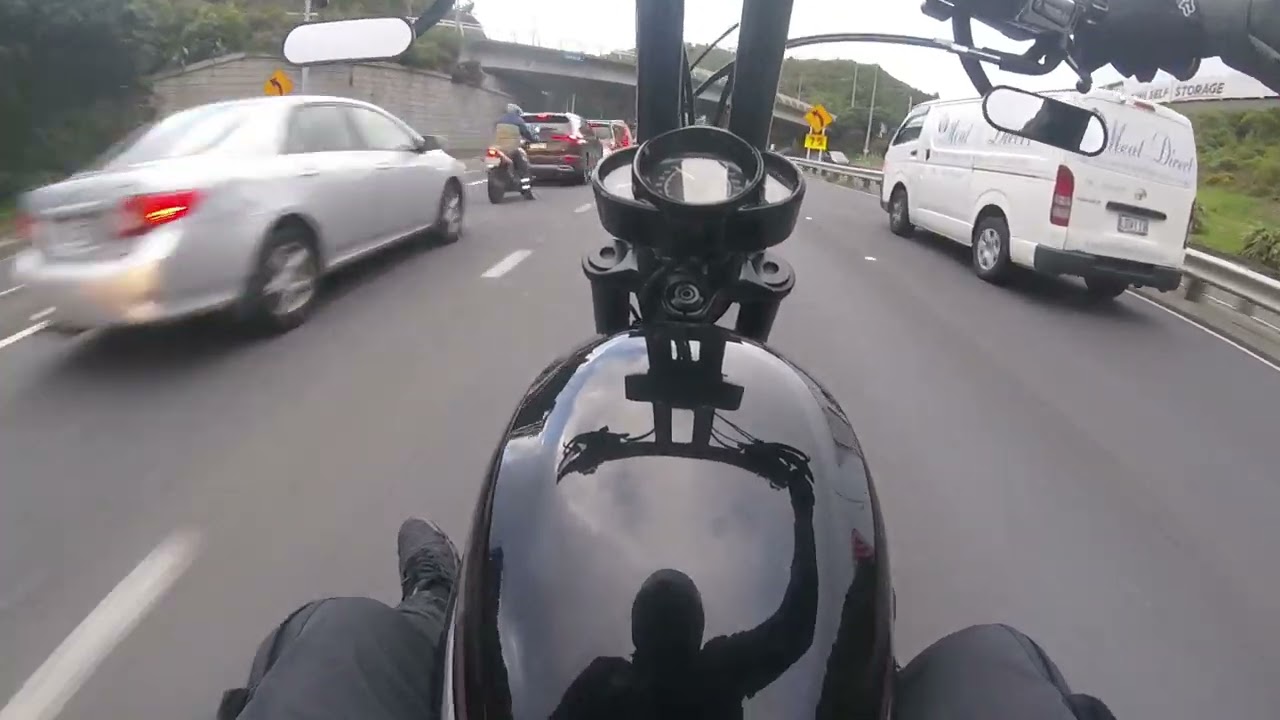 Picking My Vrod up from Full Throttle Petone Wellington