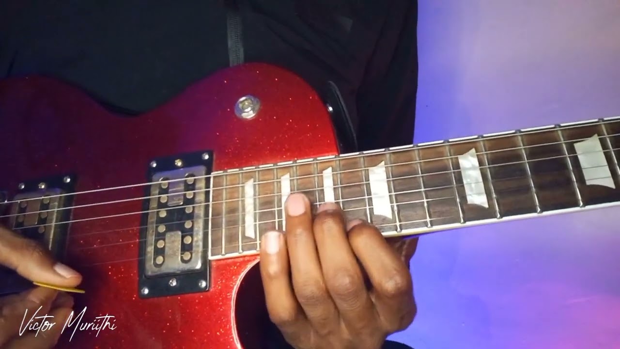 Part 2 - Learn a simple seben guitar melody you can play in church