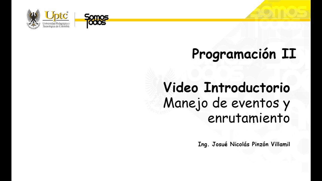 Programación II - UPTC Estudios a Distancia Tema 2