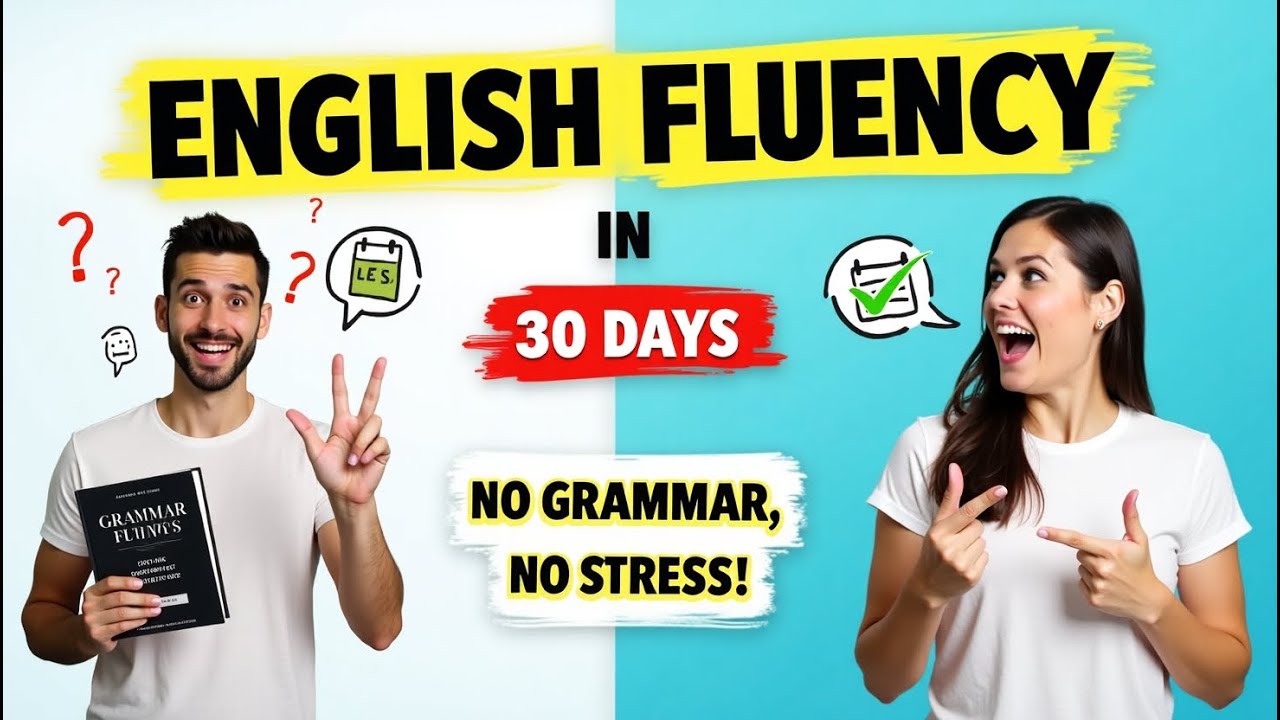 English Fluency in 30 Days: No Grammar, No Stress!