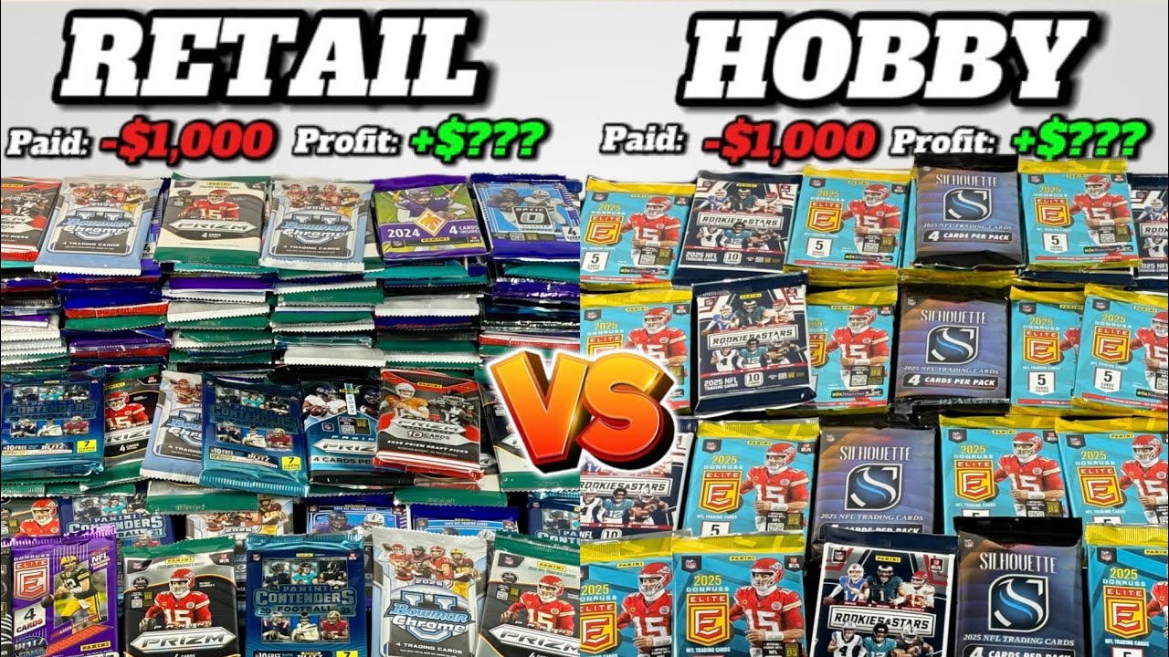 $1,000 in Retail Packs vs. $1,000 in Hobby Packs (Profit Challenge)