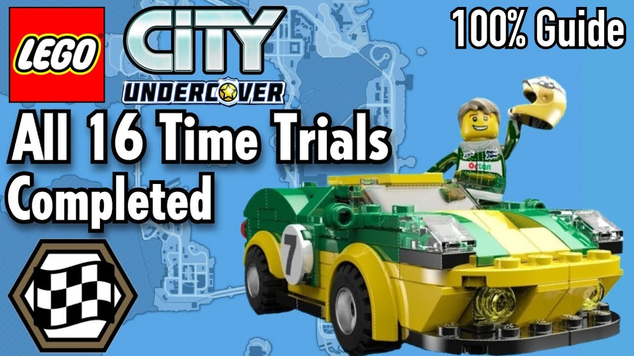 All 16 Time Trials/Races Completed In LEGO City Undercover 100% Guide
