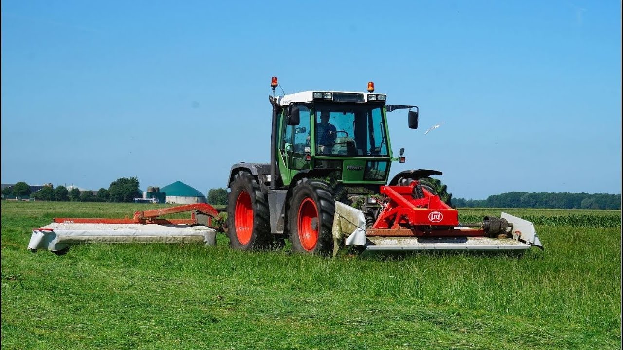 Maaien met FENDT Xylon 524 + LELY Spiendimo 900. Fam. de Haan.