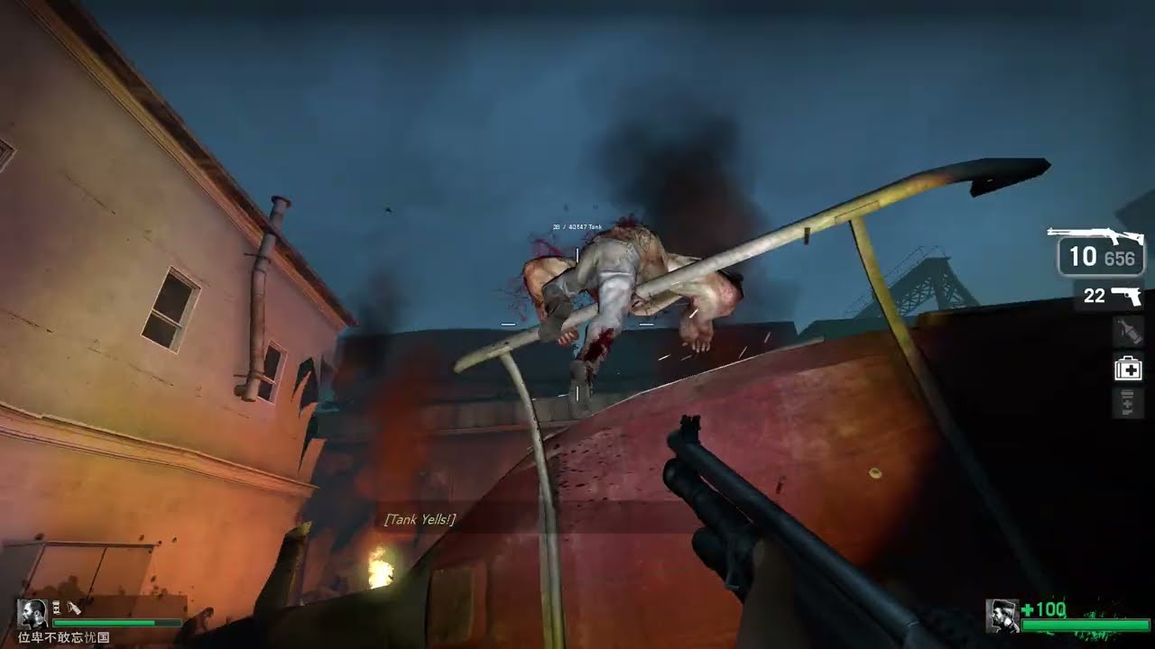 Left 4 Dead 1 Gameplay Multiplayer Campaign Crash Course Chapter The Alleys