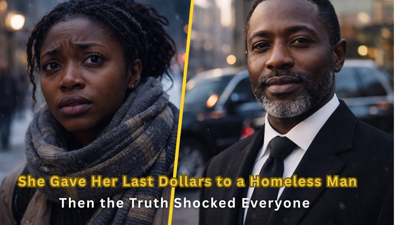 She Gave Her Last Dollars to a Homeless Man — Then the Truth Shocked Everyone