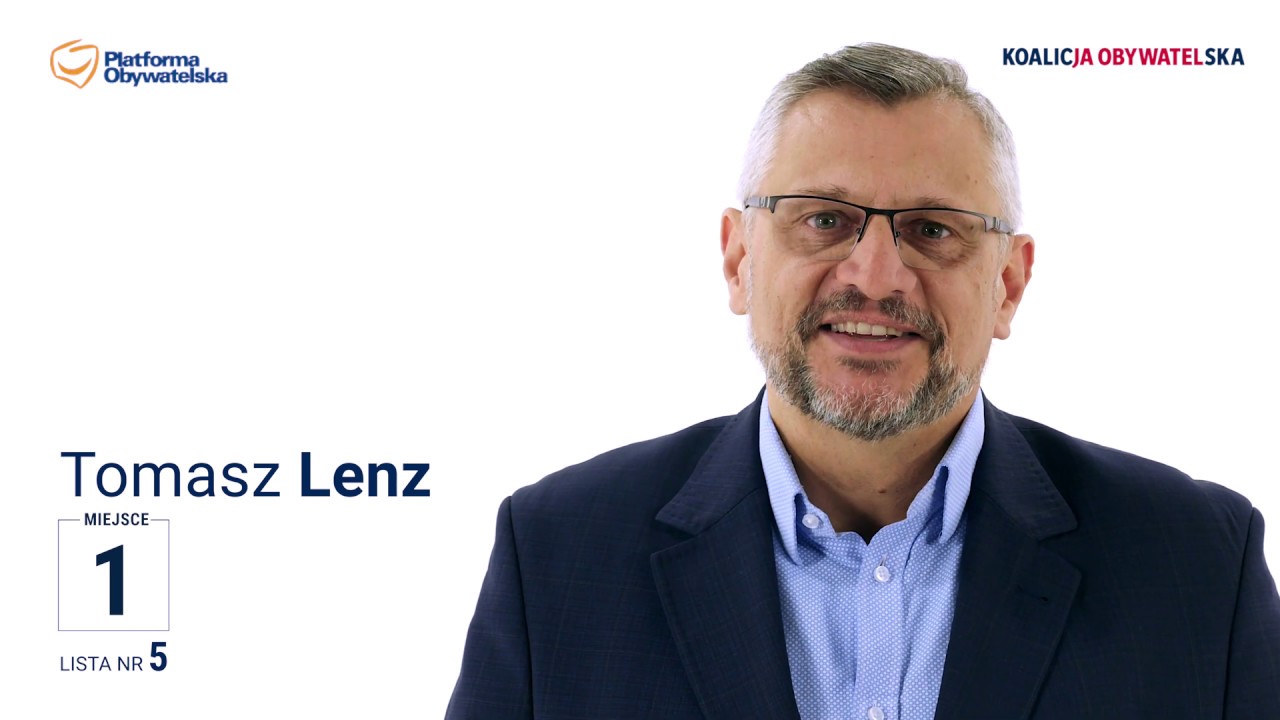 13 października głosuj na Tomasza Lenza!